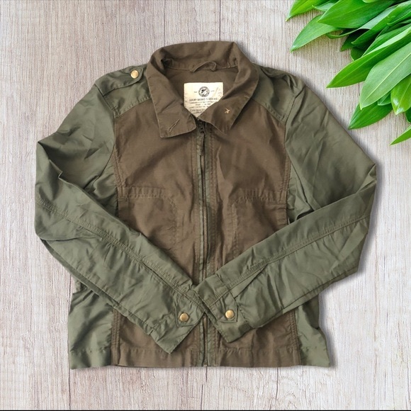 Lucky Brand Jackets & Blazers - Lucky Brand Khaki Green Utility Jacket